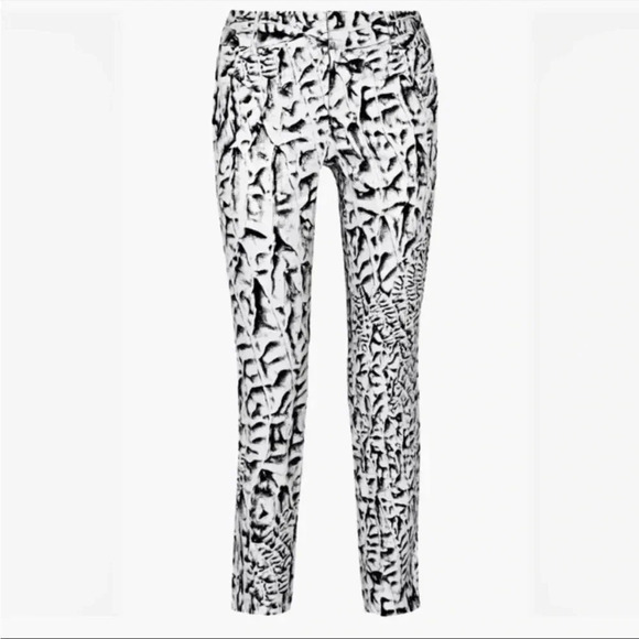 Helmut Lang linen blend print pants - Picture 2 of 10